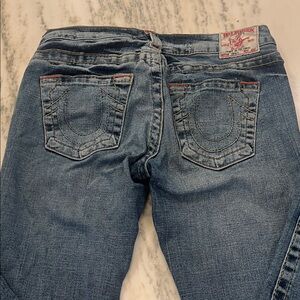 True Religion Women's Classic Boot Cut Blue Jeans